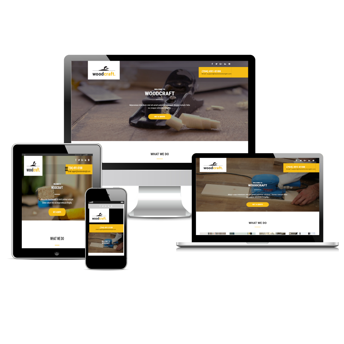 Portfolio WoodCraft Theme Design IT Solutions Tonight, LLC